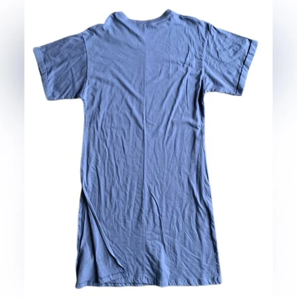 Mickey Mouse Women’s Midi Short Sleeve Graphic T-Shirt Dress- Blue Size:XS - Picture 4 of 5